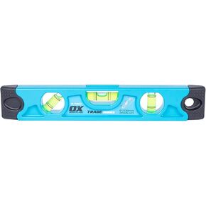 OX TOOLS Trade 10-Inch Torpedo Level - Magnetic & Three Vials