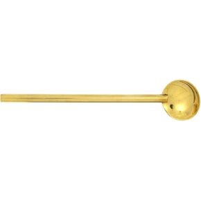 High Polished Brass Plain Incense Charcoal or Holy Communion Spoon, 4 1/8 Inch