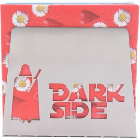 Finex SILVER Star Wars Dark Side Darth Vader Kylo Ren Light Side Yoda Premium Stainless Steel Napkin Holder Stand for kitchen dinner table theme party