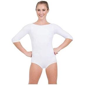 Capezio womens Boatneck 3/4 Sleeve Leotard