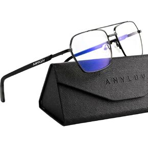 ANYLUV Blue-Light-Glasses Men Blue-Light Blocking-Glasses: Mens Bluelight Glasses Computer Screen Blocker Eyes Protection