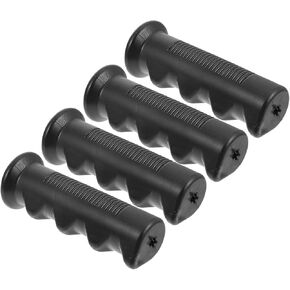 Angoily Go Cart Handle Cover Portafilter Trolly Dolly Cart Bike Handle Grips Covers Anti-Skid Handle Wraps Tube Handle Sleeves Rubber Cover for Cart Grocery Cart Grips 4pcs Trolley