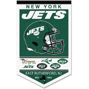 New York Jets Heritage History Banner Pennant in Saudi Arabia