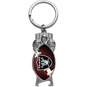 Rico Industries NFL Football Las Vegas Raiders Sculpted Bottle Opener Keychain -Great Gift Item
