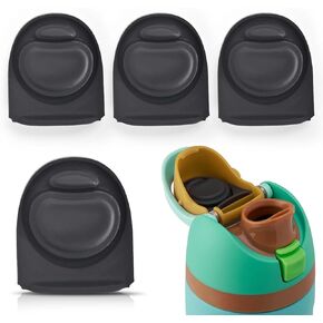 4 Pcs Replacement Stopper Compatible with Owala FreeSip Water Bottle Top Lid Replacement Parts Water Bottle Replacement Lid Plugs Compatible with Owala FreeSip Water Bottle 19/24/25/2/40oz