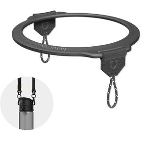 RhinoShield AquaStand Carrier | Lanyard Adapter for AquaStand Magnetic Bottle Only, Durable, Easy to Install, Made from Recycled Materials - Classic White