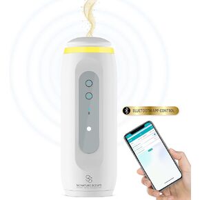 Signature Scents - Plug in Waterless Fragrance Oil Diffuser - Covers up to 800 sq. ft. Controlled via Bluetooth App. for Home & Office - white