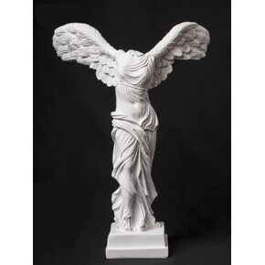 5.9 Inch Greek Victory Goddess Resin Statue,The Winged Victory Sculpture Figurine,Room Office Bookself Art Decor (5.9" Victoria)