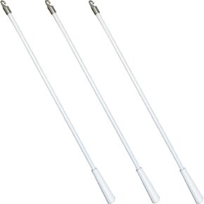 3 قطع 16 بوصة 400 ملم طول عصا الستارة سحب قضيب مادة الألياف الزجاجية عصا عمياء ستائر رأسية قضيب مع خطاف فتاحة عمياء عصا إمالة قضيب in Kuwait