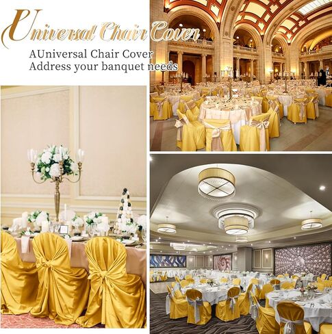 24 Pack Satin Chair Covers 43x55 inch Universal Chair Covers, Removable Washable Chairs Slipcover Fits Most Chairs, Satin Chair Cover Protector for Wedding Birthday Parties Banquet (Navy Blue) in Saudi Arabia