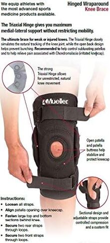Hinged Wraparound Knee Brace (EA) in Saudi Arabia