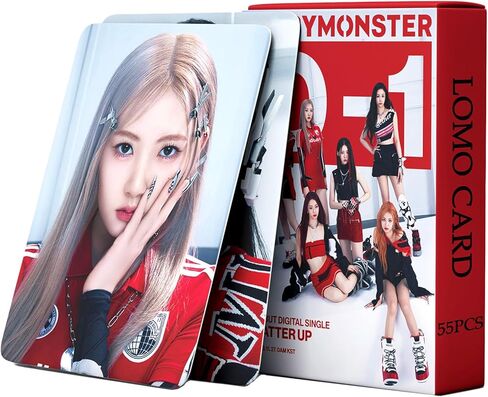 Babymonster Batter Up Photocards Album Baby Monster Photo Cards KPOP Lomo Cards Merch for Babymonster Gift for Boys and Girls Birthday Gift KPOP Merch in Saudi Arabia
