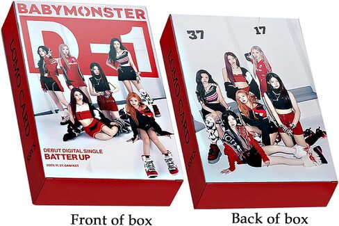 Babymonster Batter Up Photocards Album Baby Monster Photo Cards KPOP Lomo Cards Merch for Babymonster Gift for Boys and Girls Birthday Gift KPOP Merch in Saudi Arabia