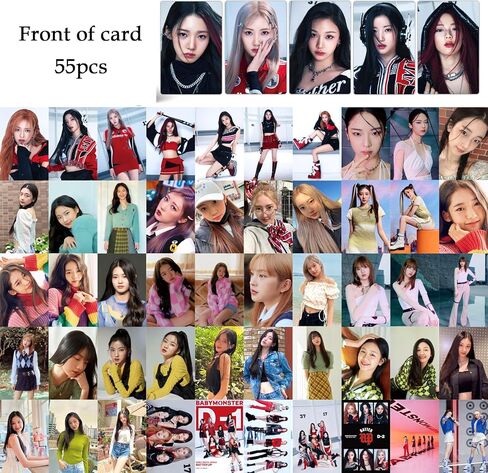 Babymonster Batter Up Photocards Album Baby Monster Photo Cards KPOP Lomo Cards Merch for Babymonster Gift for Boys and Girls Birthday Gift KPOP Merch in Saudi Arabia