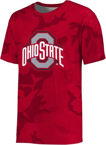 Holloway Men's NCAA Cotton-Touch Poly Camo Tee | Collegiate Shirt for Fans-Comfortable & Stylish Sports Apparel in Saudi Arabia