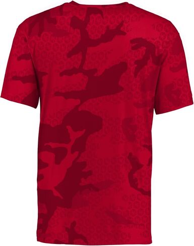 Holloway Men's NCAA Cotton-Touch Poly Camo Tee | Collegiate Shirt for Fans-Comfortable & Stylish Sports Apparel in Saudi Arabia