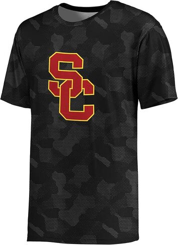 Holloway Men's NCAA Cotton-Touch Poly Camo Tee | Collegiate Shirt for Fans-Comfortable & Stylish Sports Apparel in Saudi Arabia