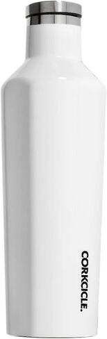 Corkcicle Pure Taste Insulated Canteen, Walnut Wood, 25 oz – Cupholder Friendly Water Bottle with Screw-On Cap Keeps Drinks Cold for 25hrs, Hot 12hrs in Saudi Arabia