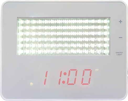 Wake Up Sunrise Light Alarm Clock Wake Up Therapy Light10,000 lux, Emulating Natural Sunlight, Heavy Sleepers, Bedroom, with Sunrise Simulation, Sleep Aid, Dual Alarms in Saudi Arabia