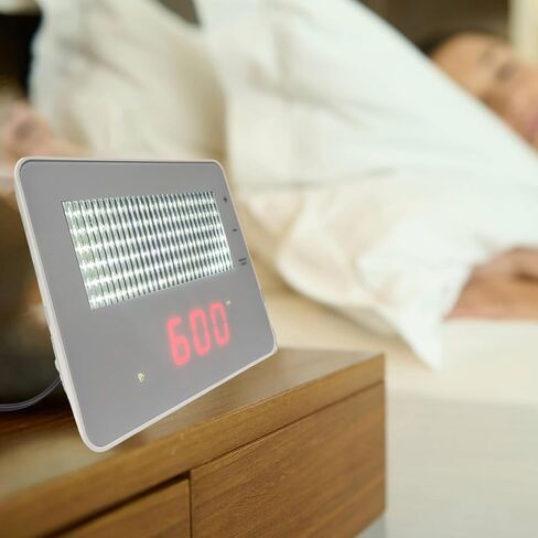 Wake Up Sunrise Light Alarm Clock Wake Up Therapy Light10,000 lux, Emulating Natural Sunlight, Heavy Sleepers, Bedroom, with Sunrise Simulation, Sleep Aid, Dual Alarms in Saudi Arabia
