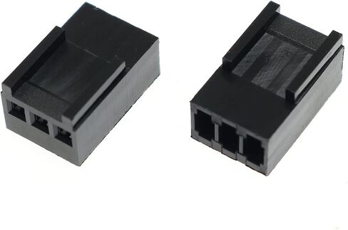 PC Fan Connector RLECS 5PCS PWN Plastic Shell Computer Case Cooling Fan Female Plugs Interface 3-pin PC Fan Connector Kit with 15PCS Terminal Crimp Pins PWM Power Shell Connector Housing in Saudi Arabia