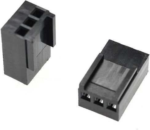 PC Fan Connector RLECS 5PCS PWN Plastic Shell Computer Case Cooling Fan Female Plugs Interface 3-pin PC Fan Connector Kit with 15PCS Terminal Crimp Pins PWM Power Shell Connector Housing in Saudi Arabia