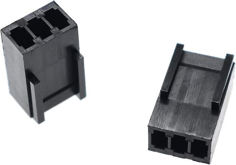 PC Fan Connector RLECS 5PCS PWN Plastic Shell Computer Case Cooling Fan Female Plugs Interface 3-pin PC Fan Connector Kit with 15PCS Terminal Crimp Pins PWM Power Shell Connector Housing in Saudi Arabia