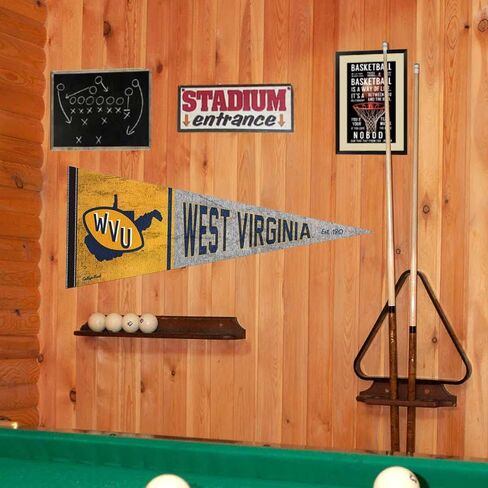 West Virginia Mountaineers Pennant Throwback Vintage Banner in Saudi Arabia