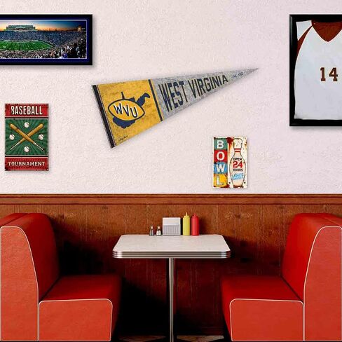 West Virginia Mountaineers Pennant Throwback Vintage Banner in Saudi Arabia