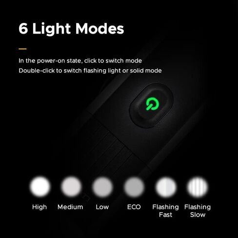 مصباح أمامي للدراجة 600/800 لومن، ضوء دراجة مقاوم للماء عالي السطوع قابل لإعادة الشحن ستة أوضاع إضافية للطرق والدراجات الجبلية in Kuwait