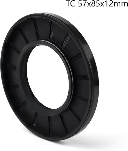 XiKe Oil Shaft Seal, Lip Seals, TC 58x85x8mm Nitrile Rubber Cover Double Lip with Spring, Oil Seals for Bearing Shafts,Rotating Shafts,etc., Black Pack of 1 in Saudi Arabia