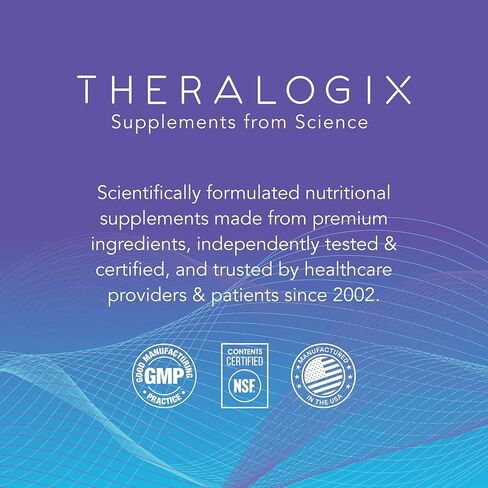 امتصاص معزز من Theralogix Berberine - كمية تكفي لمدة 30 يومًا - مصنوع من فيتوسوم البربارين للمساعدة في دعم التمثيل الغذائي الصحي وتوازن الهرمونات* - معتمد من NSF - 30 كبسولة in Kuwait