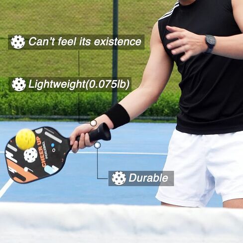 عبوة من قطعتين من كرة Pickleball، تلتقط بسهولة دون الانحناء للأسفل، تحمي ظهرك، تناسب أي مجاذيف قياسية، مرنة ومتينة، أفضل هدية in Kuwait