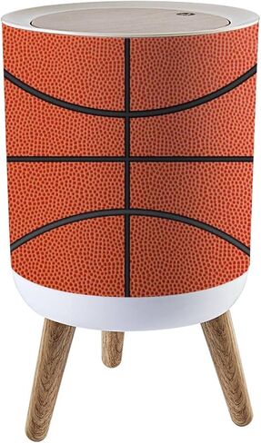 سلة مهملات صغيرة مع غطاء، سلة قمامة كرة السلة، صندوق قمامة مستدير، غطاء ضغط، سلة مهملات مقاومة للكلاب، للمطبخ، الحمام، غرفة المعيشة، 1.8 جالون in Kuwait