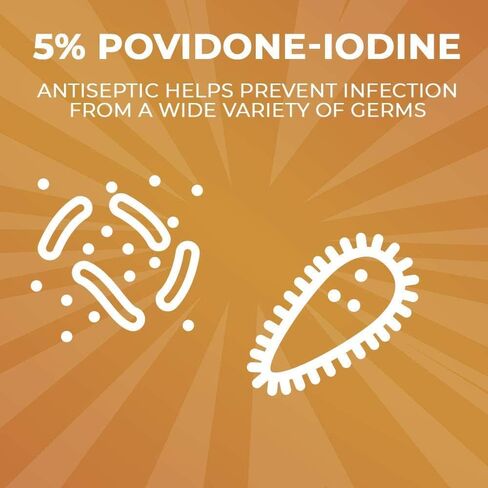 Betadine First Aid Spray 3 Ounce Bottle Povidone Iodine Antiseptic with No-Sting Promise, Pack of 3 in Kuwait