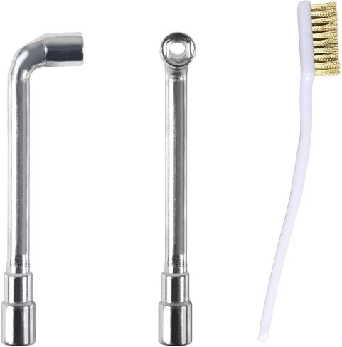 6mm 7mm L-Shaped Hexagonal Wrench Tool & 5 in 1 Multi-Function Wrench for Fixed Mk8 Ender 3 Brass Nozzle Included Copper Wire Toothbrush 3D Printer Accessories (5 Tools) in Saudi Arabia