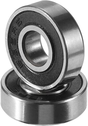ACROPIX 695-2RS Bearings Double Rubber Sealed Deep Groove Ball Bearings 5x13x4mm Silver Tone - Pack of 2 in Saudi Arabia