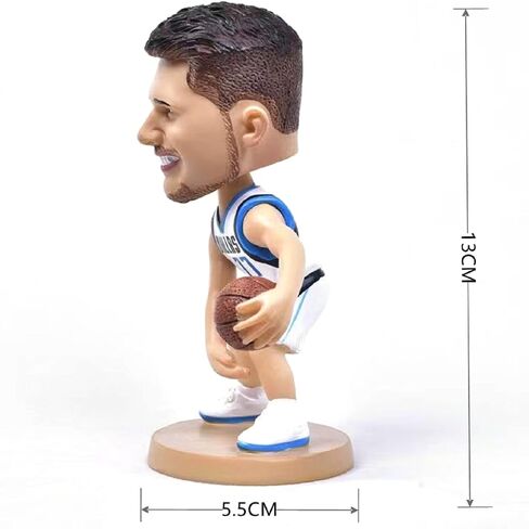 Giannis Antetokounmpo Bobblehead Basketball Action Figure -5.1 in Hand-Painted Resin Bucks Collectible Doll - Perfect Sports Fan Gift in Saudi Arabia