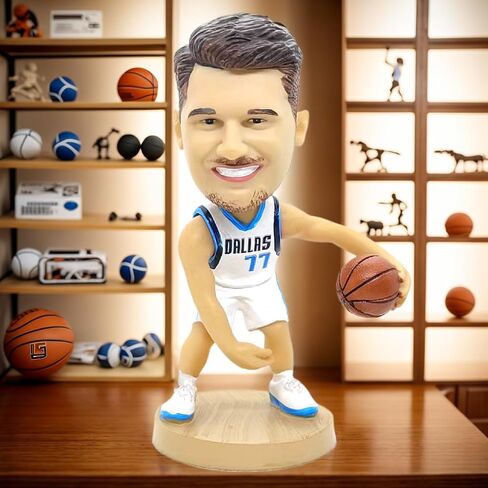 Giannis Antetokounmpo Bobblehead Basketball Action Figure -5.1 in Hand-Painted Resin Bucks Collectible Doll - Perfect Sports Fan Gift in Saudi Arabia