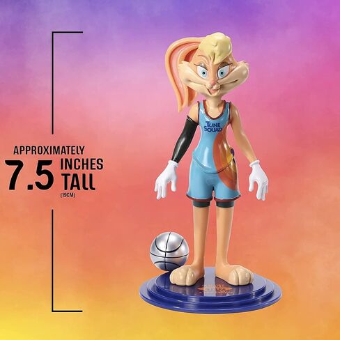 BendyFigs Space Jam Lola Bunny Action Figure Set, 3 Pieces in Saudi Arabia