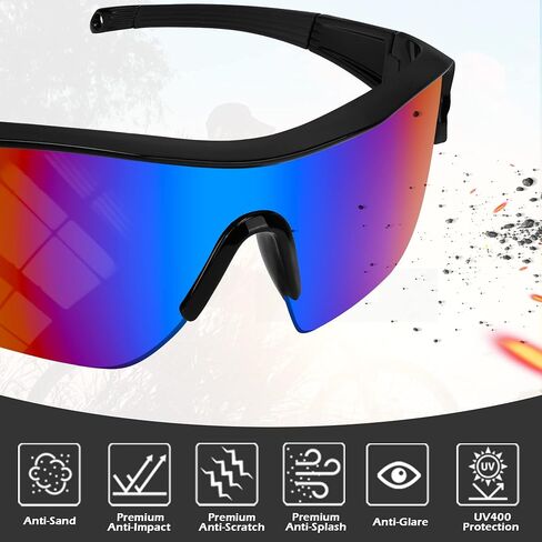 Safety Glasses Goggles for Men, Anti Scratch ANSI z87+ Compliant UV Protection Protective Eyewear Rubber Non-slip Leg in Saudi Arabia