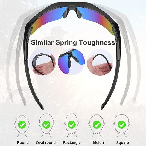 Safety Glasses Goggles for Men, Anti Scratch ANSI z87+ Compliant UV Protection Protective Eyewear Rubber Non-slip Leg in Saudi Arabia