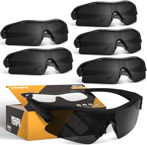 Safety Glasses Goggles for Men, Anti Scratch ANSI z87+ Compliant UV Protection Protective Eyewear Rubber Non-slip Leg in Saudi Arabia