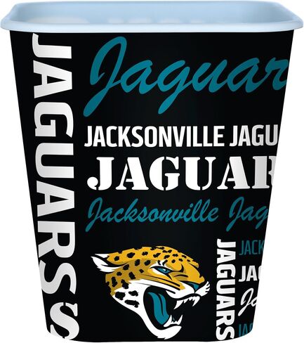 Boelter NFL Jacksonville Jaguars Snack Bucket, Black, 7" in Saudi Arabia