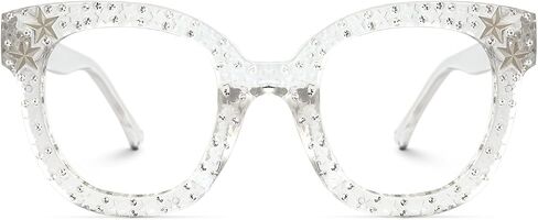 VOOGLAM Square Blue Light Blocking Glasses for Women Anti UV Eyestrain Eyewear Candice in Saudi Arabia
