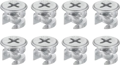 Cam Lock Nut for Furniture, 8pcs 12x10mm Joint Connector Locking Nuts Furniture Connecting Cam Fittings in Saudi Arabia
