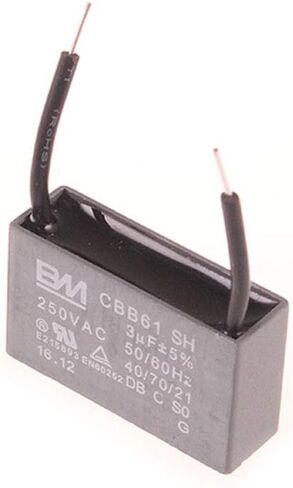 CBB61 3UF 250VAC 50/60 هرتز مكثف مروحة السقف 2 أسلاك in Kuwait