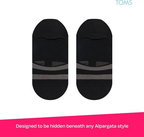 TOMS Ultimate No Show Socks, Non-Slip, Low Cut, Invisible, Single Pair in Saudi Arabia