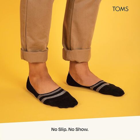 TOMS Ultimate No Show Socks, Non-Slip, Low Cut, Invisible, Single Pair in Saudi Arabia