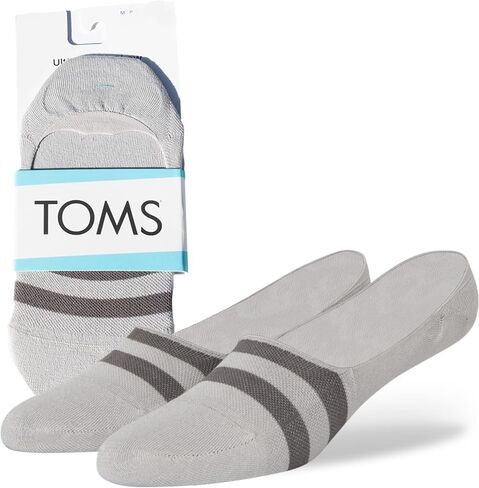 TOMS Ultimate No Show Socks, Non-Slip, Low Cut, Invisible, Single Pair in Saudi Arabia